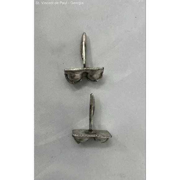 Vintage 925 Sterling Silver Adult Hand Full of Breast Cufflinks Great Condition